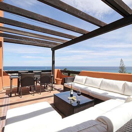 Ferienwohnung Jardines De Nueva Galera Cozy Penthouse Estepona Exterior foto
